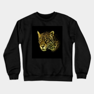 Jaguar portrait Crewneck Sweatshirt